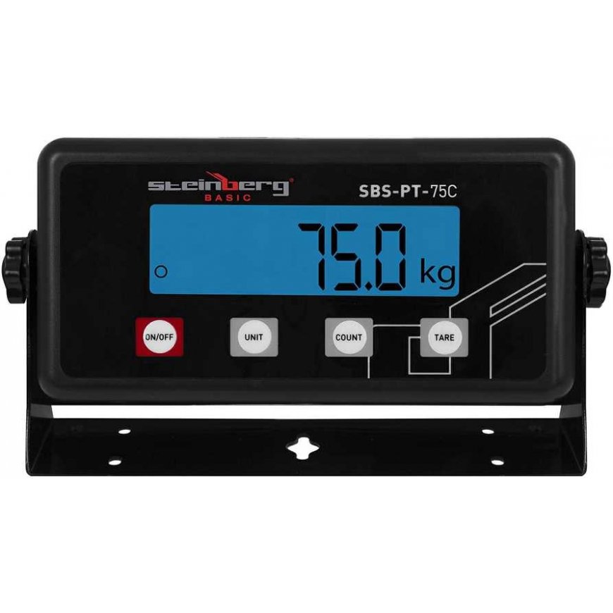 Virtuvinės svarstyklės Pramoninės pašto siuntinių svarstyklės 75kg / 10g LED Steinberg Systems SBS-PT-75C – 4