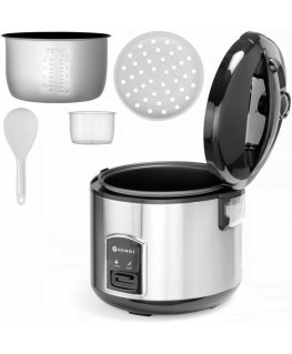 Electric rice cooker with steam function 1.8L 700W - Hendi 240410