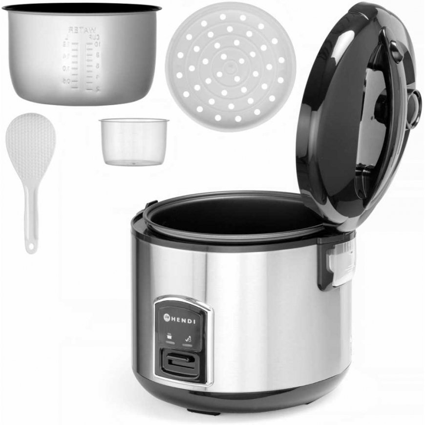 Hendi Electric rice cooker with steam
