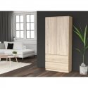 Topeshop SZAFA MALWA SON шкаф/гардероб для спальни 5 полка(и) 2 дверь(и) Дуб Topeshop SZAFA MALWA SON шкаф/гардероб для спальни 5 полка(и) 2 дверь(и) Дуб