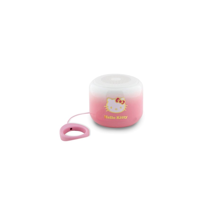 Hello Kitty Mini Bluetooth Speaker Kitty Head Logo Pink