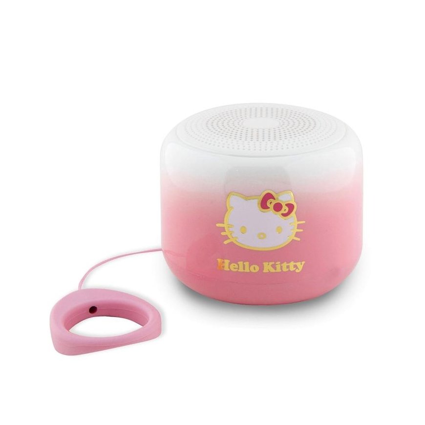 Hello Kitty Mini Bluetooth Speaker Kitty Head Logo Pink – 2
