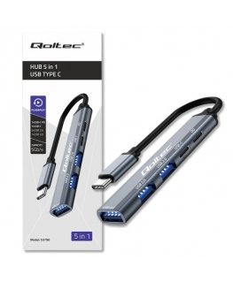 HUB adapter USB C 3.1 5in1, USB C PD, USB C