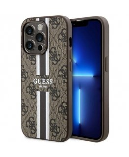 Guess GUHMP15LP4RPSW iPhone 15 Pro 6.1" brązowy|brown hardcase 4