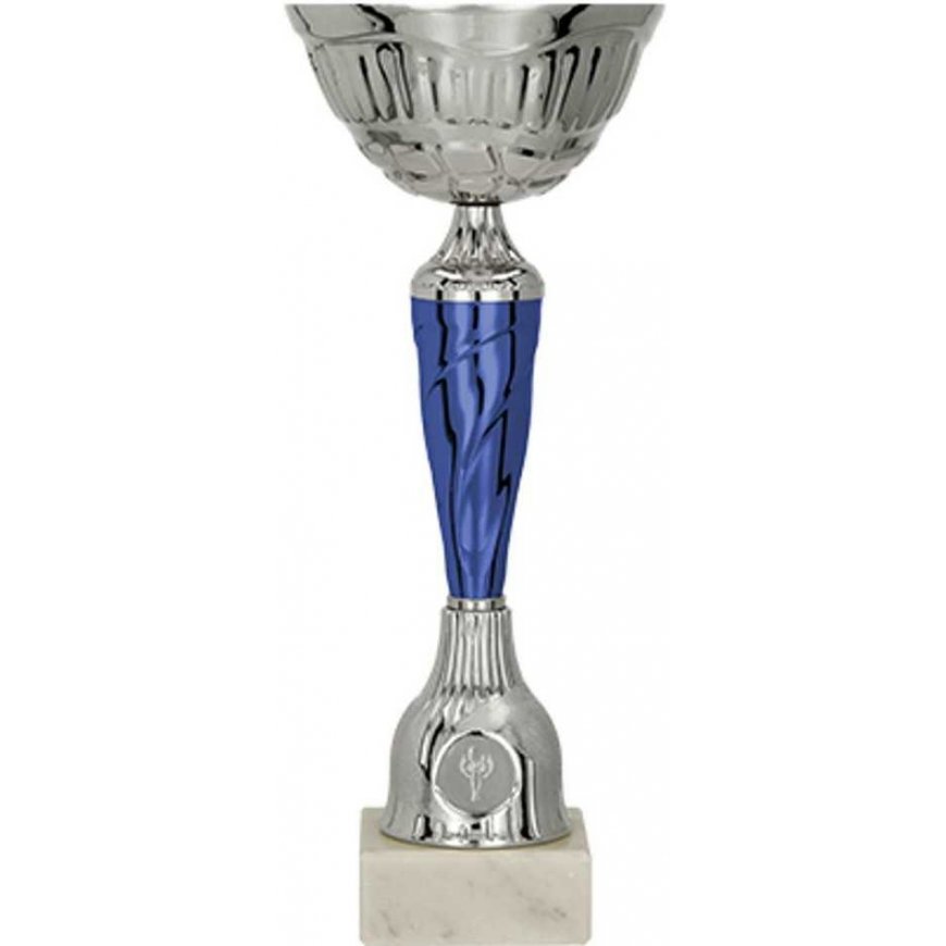 Detail Puchar metalowy silver and blue