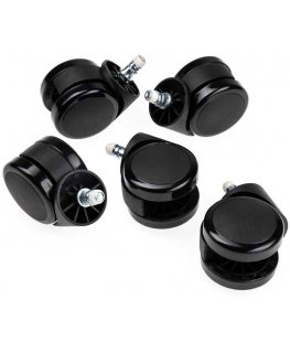 noblechairs hard floor castors V2 - 60 mm with automatic. Locking function
