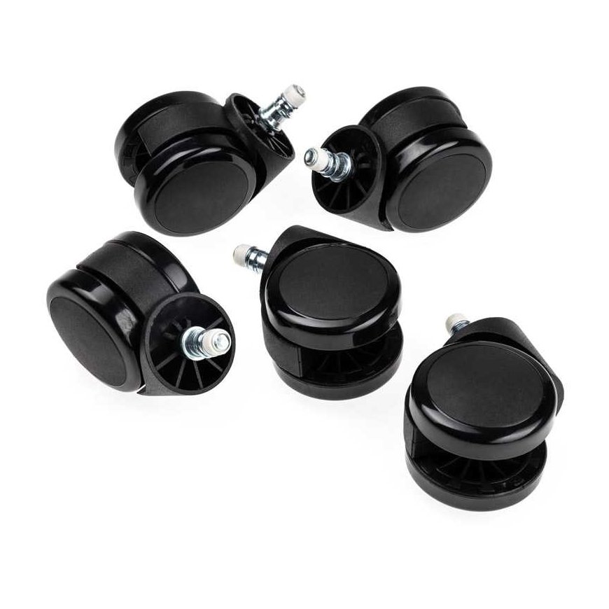 noblechairs hard floor castors V2 - 60 mm with automatic. Locking function