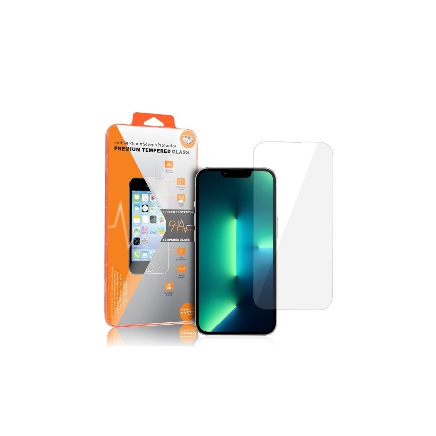 Tempered Glass Orange for IPHONE 13|13 PRO