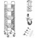 Catering trolley for transporting 16 GN 1/1 pallet containers Royal Catering RCTW-16GN.1 Catering trolley for transporting 16 GN 1/1 pallet containers Royal Catering RCTW-16GN.1