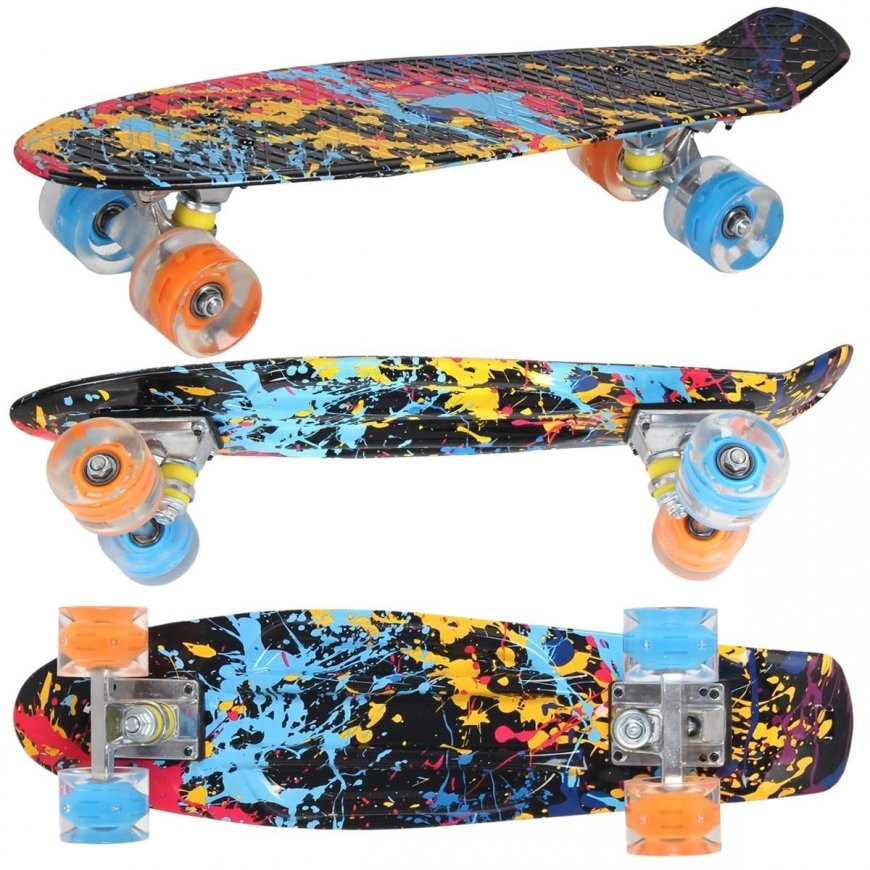 Enero Plastic skateboard, multicolored – 2