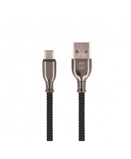 Forever Tornado cable USB - USB-C 1,0 m 3A black