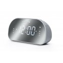 Muse M-170CMR raadio Kell Digitaalne Peegel, Valge Muse M-170CMR raadio Kell Digitaalne Peegel, Valge