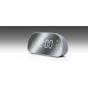 Muse M-170CMR radio Kello Digitaalinen Peili, Valkoinen Muse M-170CMR radio Kello Digitaalinen Peili, Valkoinen