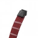 CableMod C-Series PRO ModMesh 12VHPWR to 3x PCI-e cables for Corsair - 60cm, dark red
