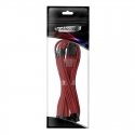 CableMod C-Series PRO ModMesh 12VHPWR to 3x PCI-e cables for Corsair - 60cm, dark red
