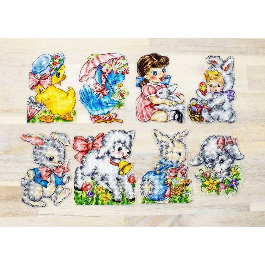 luca S Easter ornaments set of 8 pieces SLETIL8032 – 2