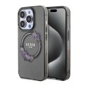 Guess PC|TPU Flowers Ring Glossy Logo MagSafe Case for iPhone 15 Guess PC|TPU Flowers Ring Glossy Logo MagSafe Case for iPhone 15