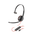 Poly Blackwire 3210 mono-USB-C-peakomplekt + USB-C/A-adapter (Bul Poly Blackwire 3210 mono-USB-C-peakomplekt + USB-C/A-adapter (Bul