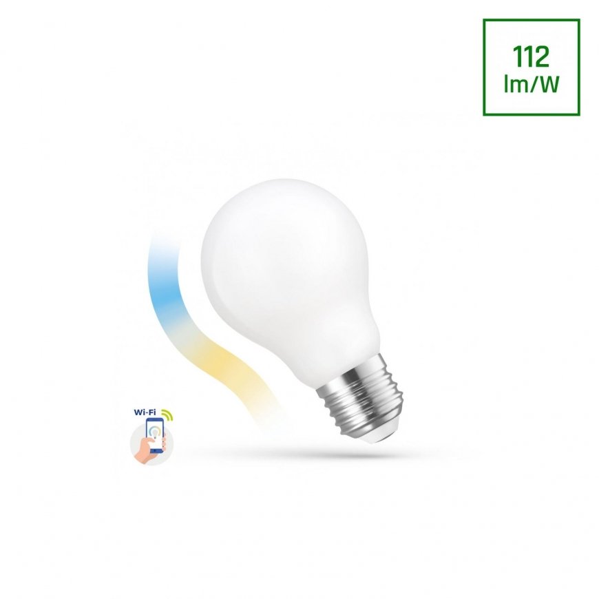 SMART BULB TUYA WIF GLS MILKY CCT+DIM