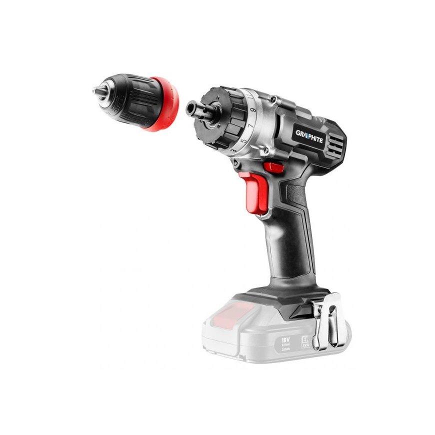 Graphite 58G022 grąžtas 1250 RPM Beraktė Pilka – 5