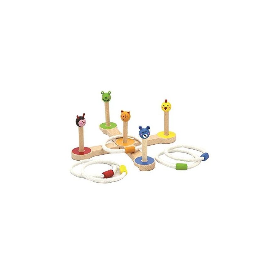 VIGA Wooden game - ring toss