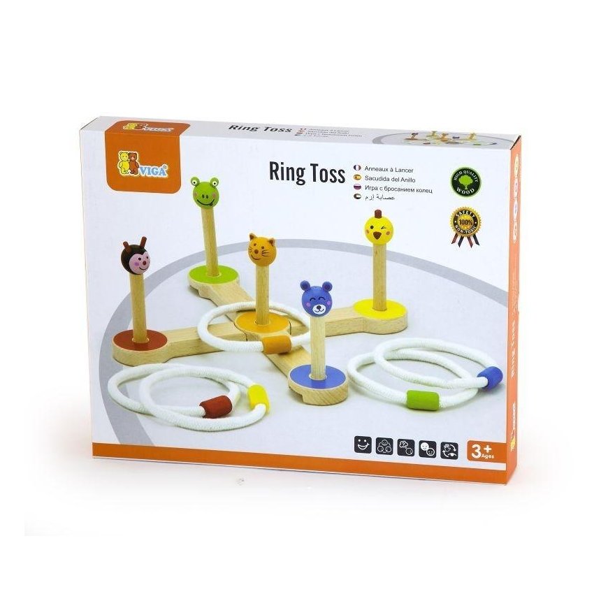 Wooden game - ring toss Viga Toys – 4