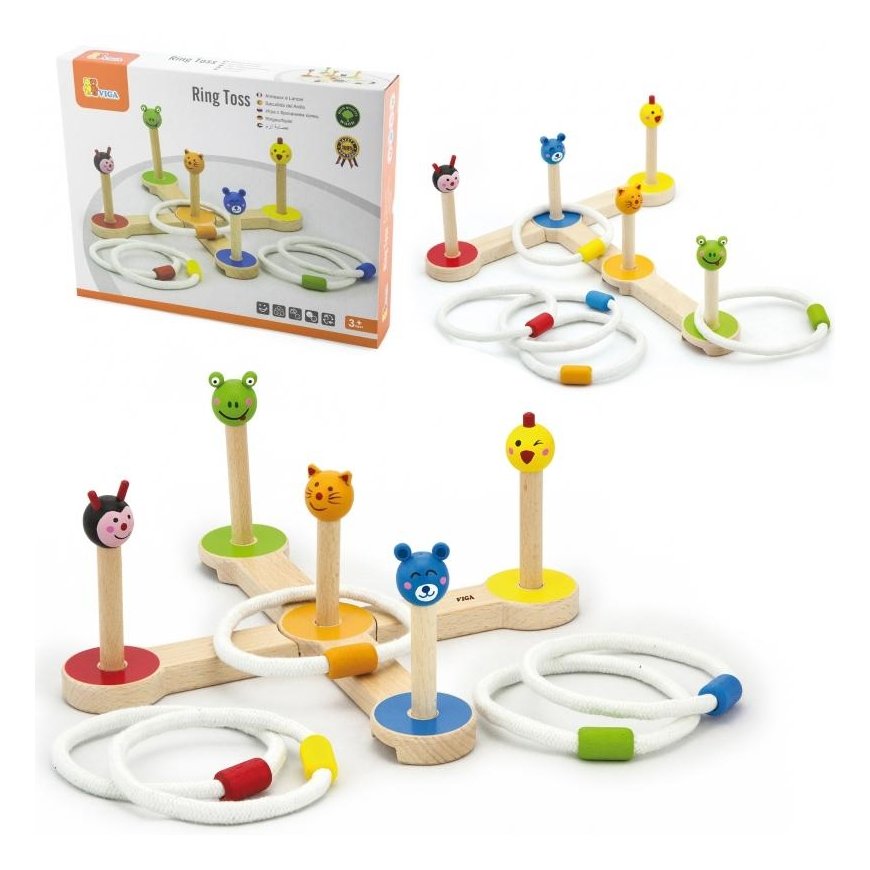 Wooden game - ring toss Viga Toys – 5