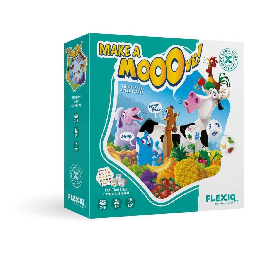 FLEXIQ Stalo žaidimas „Make A Mooove“