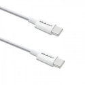 Qoltec 52359 USB kabelis 1 m USB 2.0 USB C Balta Qoltec 52359 USB kabelis 1 m USB 2.0 USB C Balta