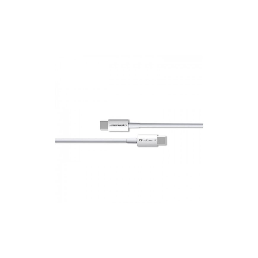 Qoltec 52359 USB cable 1 m USB 2.0 USB C White – 3