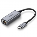 UGREEN adapteris su USB-C - RJ45 jungtimis, Gigabit Ethernet (pilkas) UGREEN adapteris su USB-C - RJ45 jungtimis, Gigabit Ethernet (pilkas)