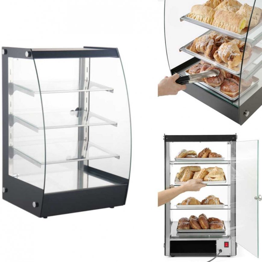 Hendi Neutral self-service showcase for presenting and serving food, LED, width 415 mm