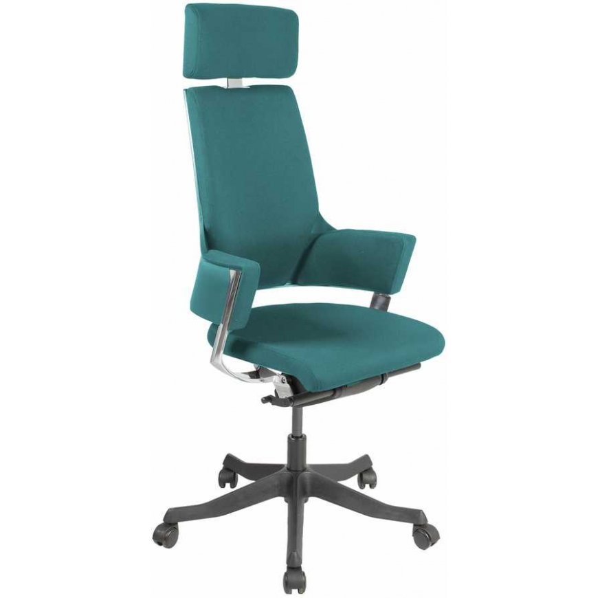 Blue Office chair DELPHI teal blue