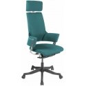 Blue Office chair DELPHI teal blue