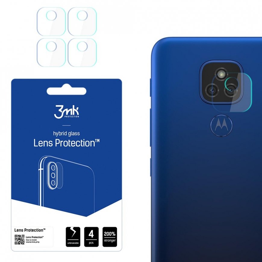 Motorola Moto E7 Plus - 3mk Lens Protection™ screen protector