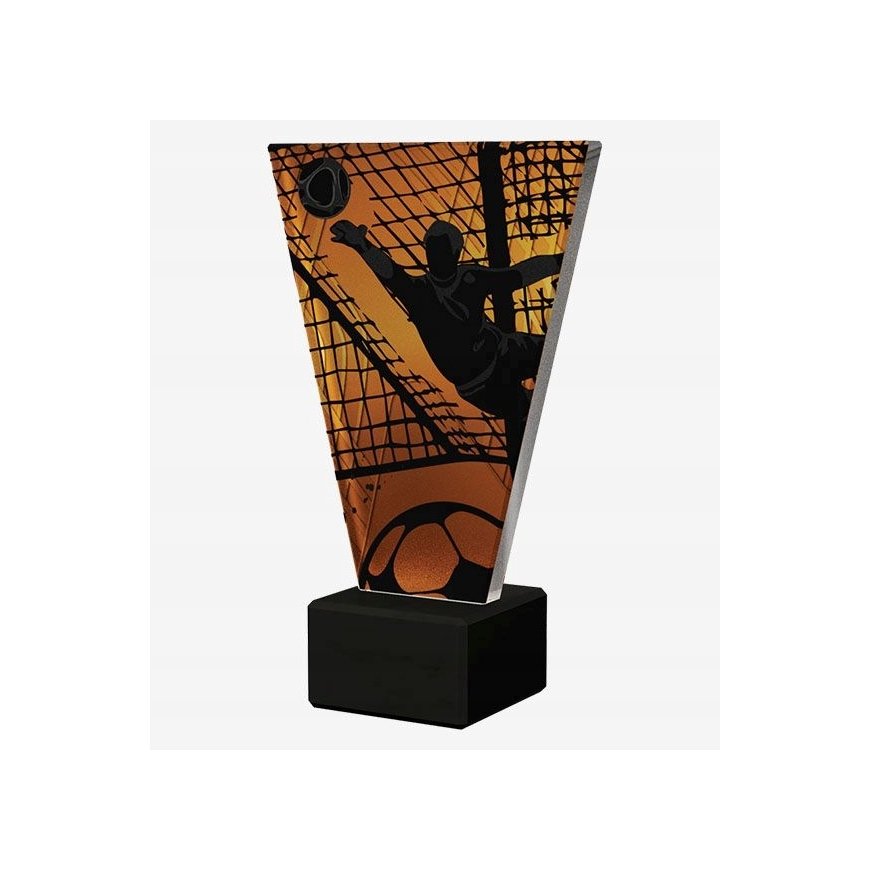 Detal Detail Monochrome glass trophy on