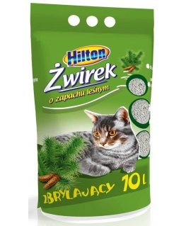 HILTON bentonite clumping forest cat litter - 10 l