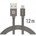 Swissten Textile Fast Charge 3A Lightning Data and Charging Cable 1.2m Swissten Textile Fast Charge 3A Lightning Data and Charging Cable 1.2m