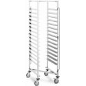 Royal Catering Vežimėlis piekarniczy transportowy do blach tac 15 półek 600 x 400 mm Royal Catering Vežimėlis piekarniczy transportowy do blach tac 15 półek 600 x 400 mm