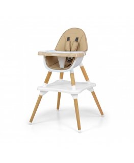High chair for feeding 2in1 Malmo Beige