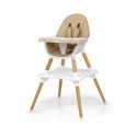 High chair for feeding 2in1 Malmo Beige High chair for feeding 2in1 Malmo Beige