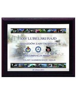 Tryumf Plastic diploma with colored touch laminate