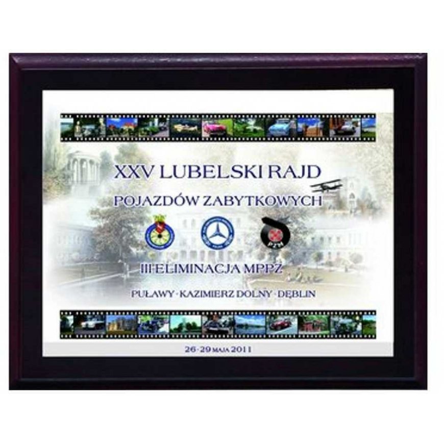 Tryumf Plastic diploma with colored touch