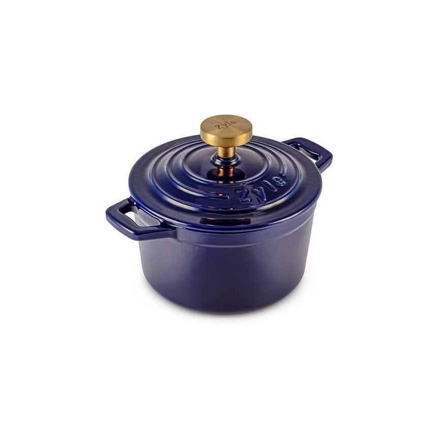 Zyle Round enameled cast iron pot ZY03BLKI