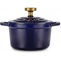 Zyle Round enameled cast iron pot ZY03BLKI