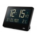 Braun BC 14 juodas Quartz Sieninis laikrodis digital Braun BC 14 juodas Quartz Sieninis laikrodis digital