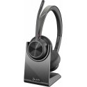HP Poly Voyager 4320 USB-C Headphone + BT700 dongle + Charging Stand HP Poly Voyager 4320 USB-C Headphone + BT700 dongle + Charging Stand