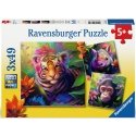 Ravensburger puzzle 3x49 pcs Jungle children Ravensburger puzzle 3x49 pcs Jungle children