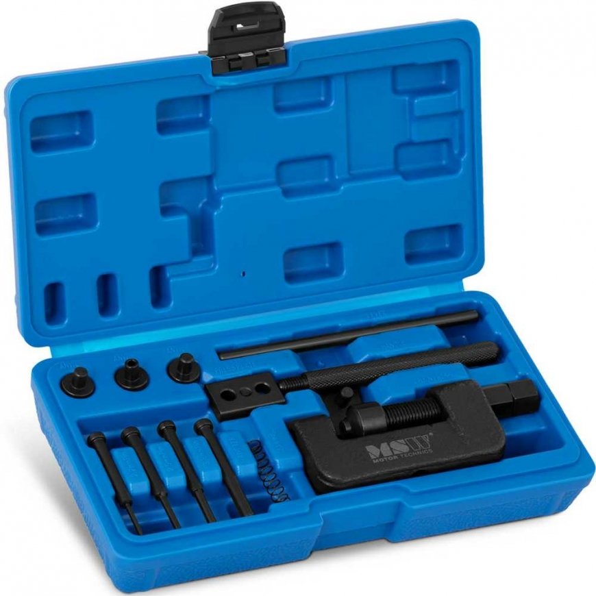 MSW Motorcycle chain pressing machine, pressed rivets - set – 2