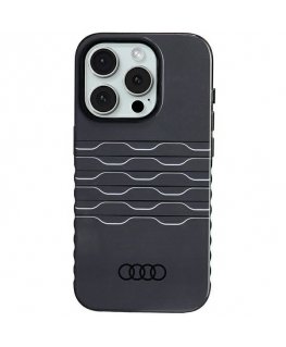 Audi IML MagSafe Case iPhone 15 Pro 6.1" czarny|black hardcase A